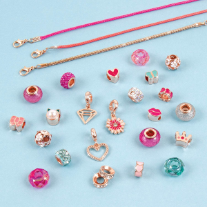 Make It Real Halo Charms Bracelets: Think Pink