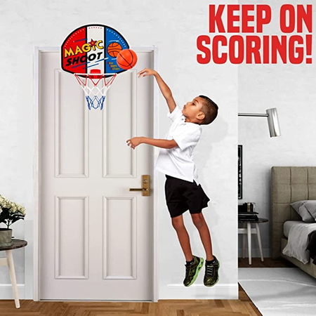 Indoor Mini Basketball Hoop and Backboard - 16" x 13" - Image 5