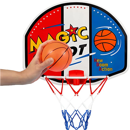 Indoor Mini Basketball Hoop and Backboard - 16" x 13"