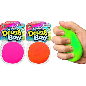 Stretchy Stress Relief Colorful Dough Balls Assortment