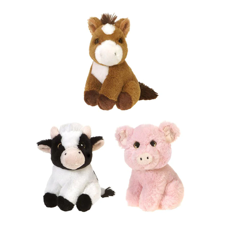 Animals BB Sitting 6" Asst Plush