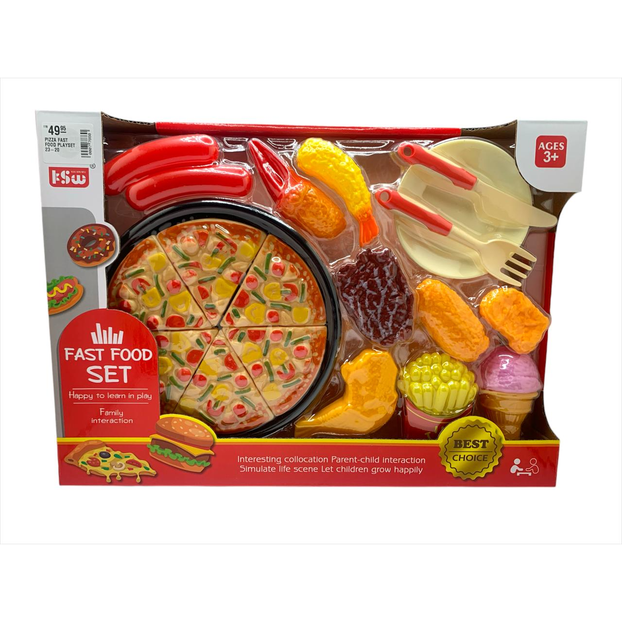Pizza Fast Food Playset