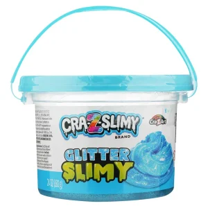 Cra-Z-Slimy- Blue Glitter Slime