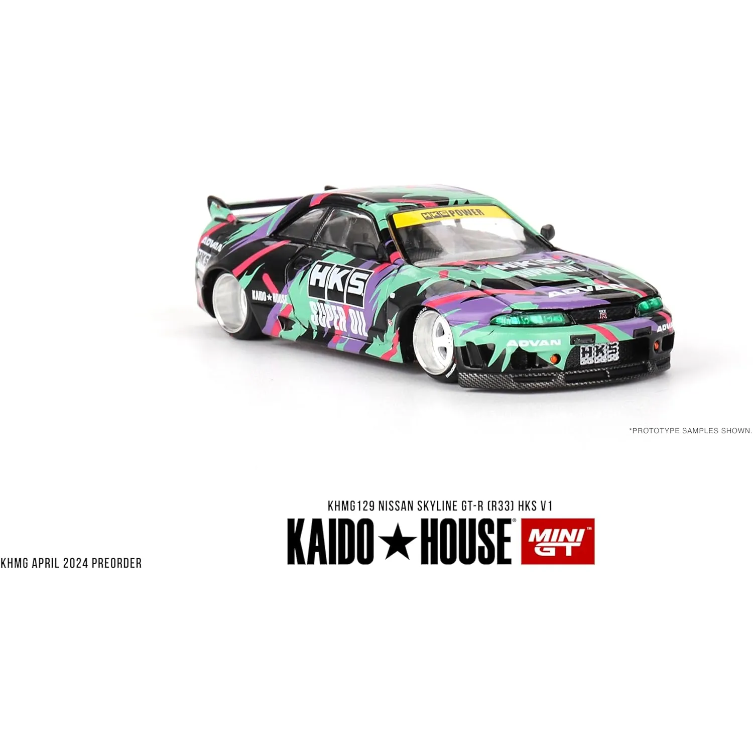 Kaido House x Mini GT 1:64 Nissan Skyline GT-R (R33) HKS V1 Limited Edition - Image 5