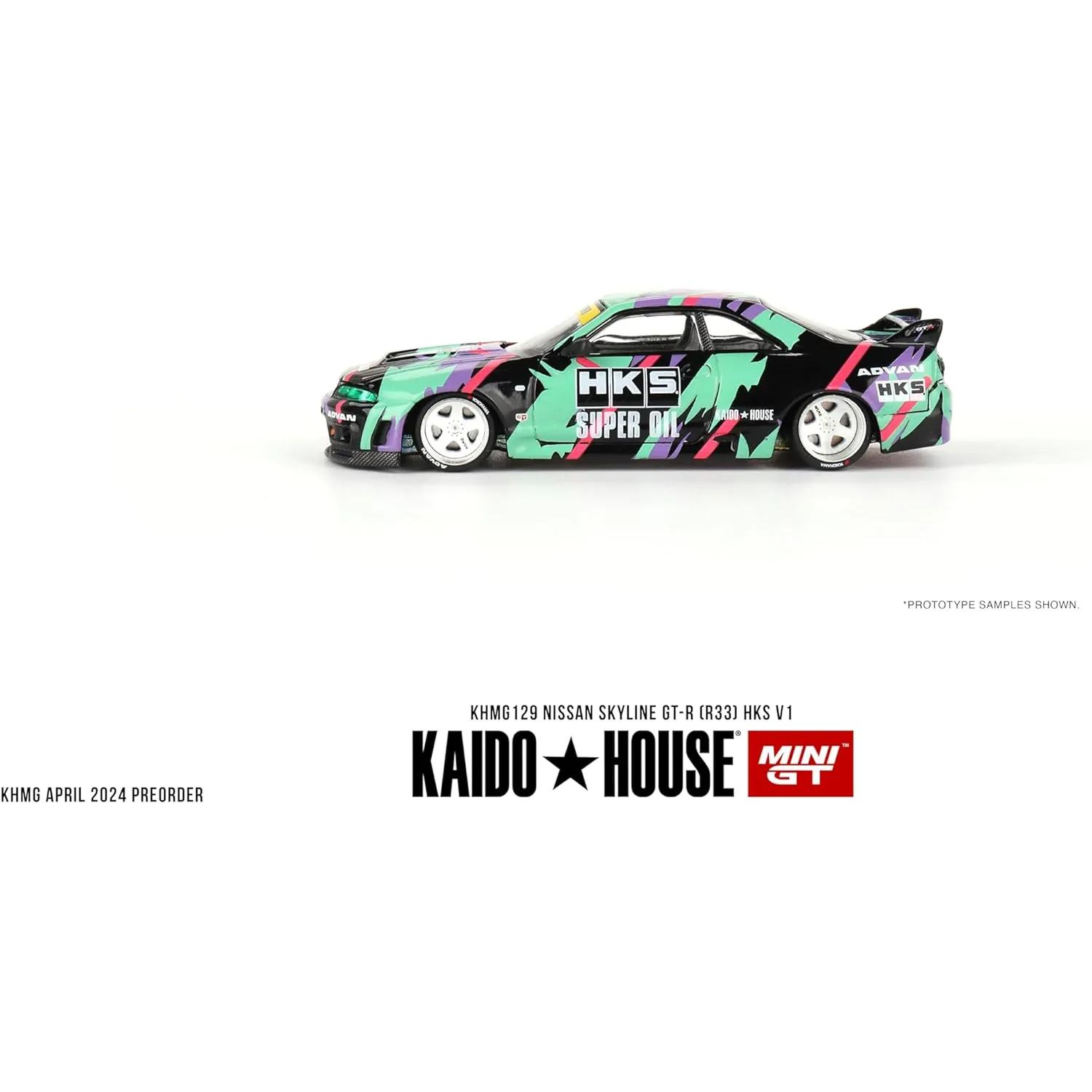 Kaido House x Mini GT 1:64 Nissan Skyline GT-R (R33) HKS V1 Limited Edition - Image 6