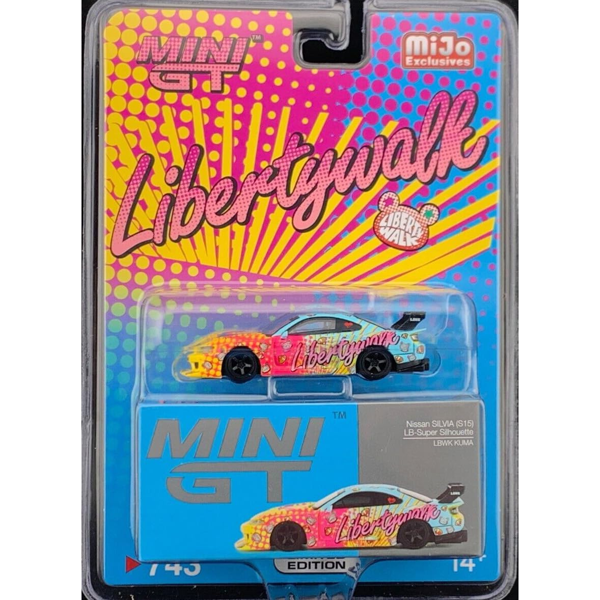 Mini GT 1:64 Nissan LB-Super Silhouette S15 Silvia LB Kuma