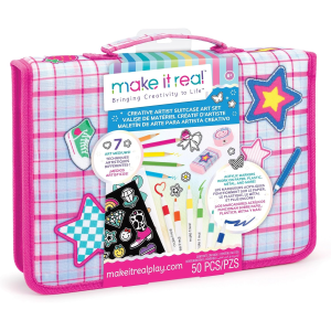 Make It Real Creative Artist Suitcase Art Set