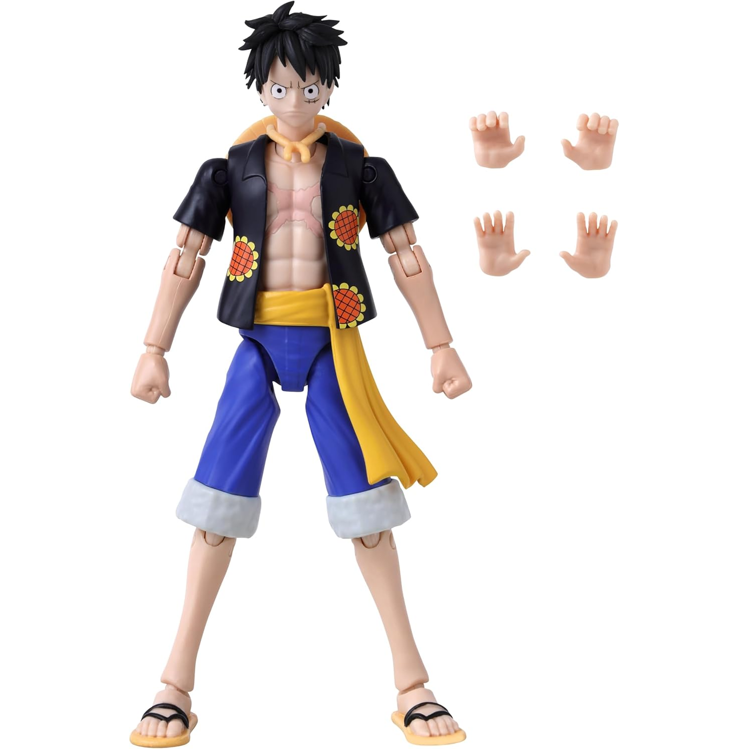 Anime Heroes Monkey D. Luffy Dressrosa 6.5" Figure - Image 3