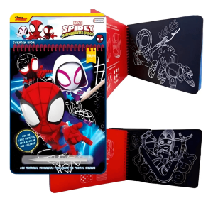 Spidey and Friends Scratch Art Reveal