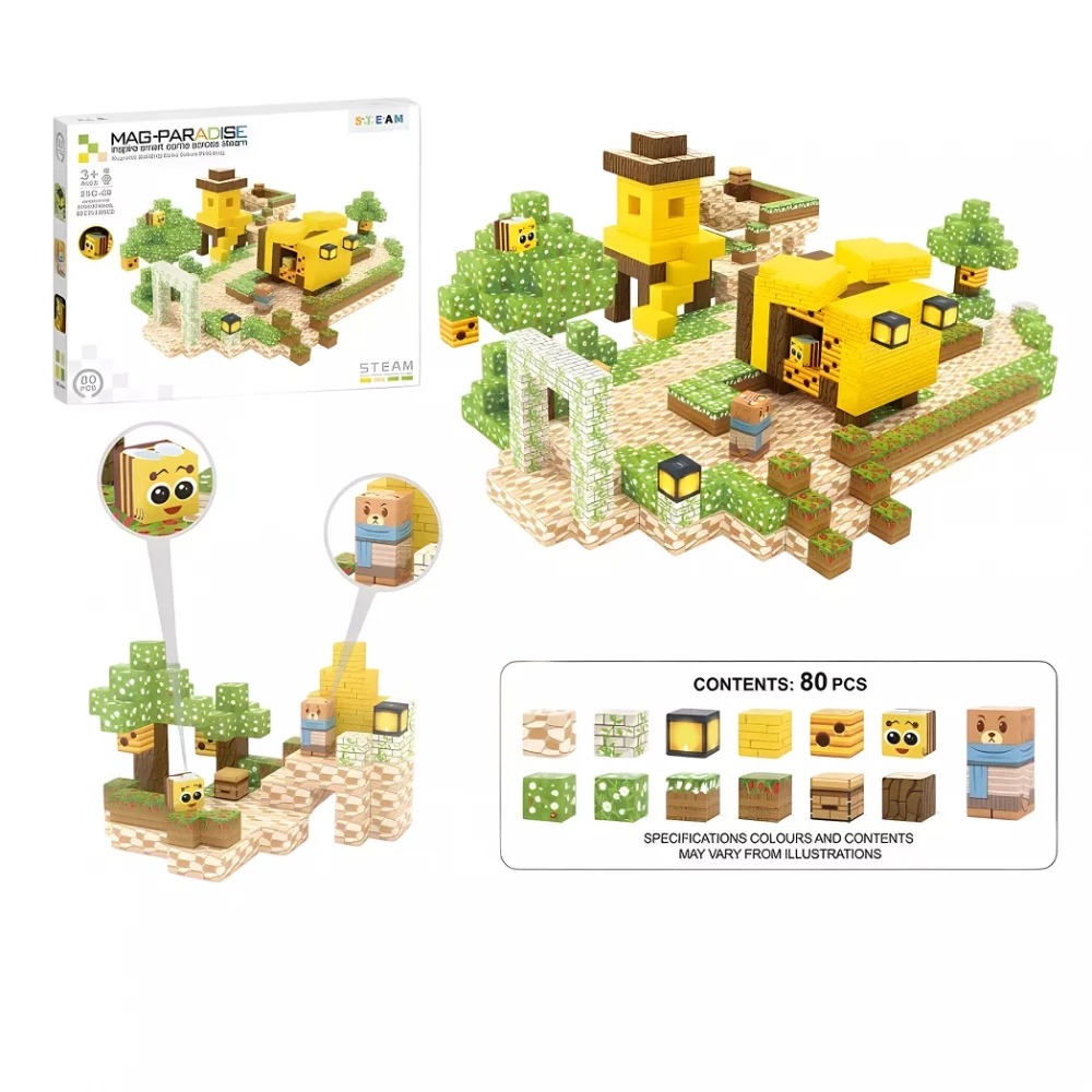 Magnetic Cube Building Set