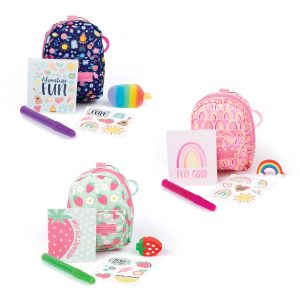 Make It Real Mini Backpack with Stationery Assortment