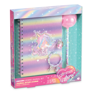 Make It Real Unicorn Locking Journal Set