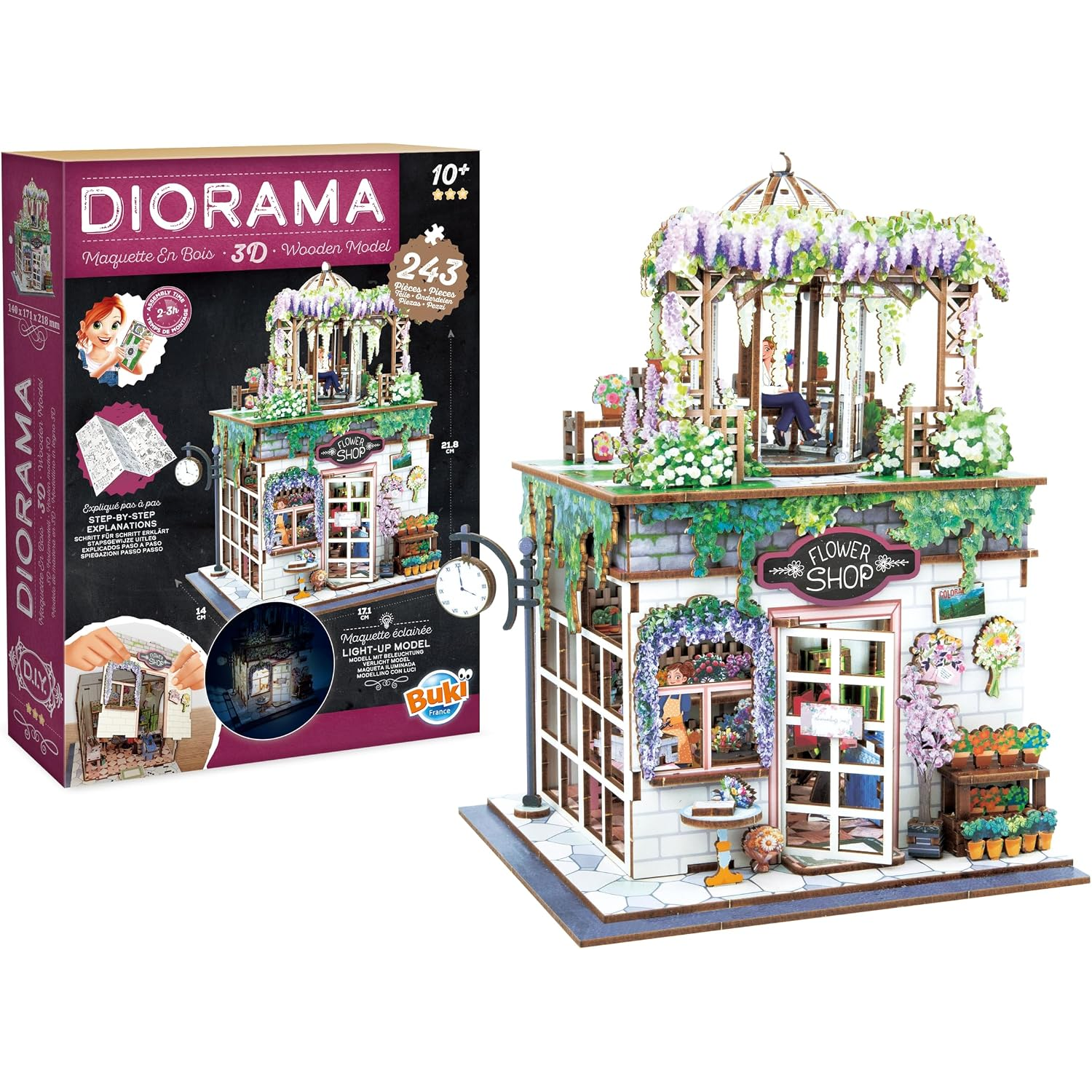 Buki Wooden Florist’s Diorama