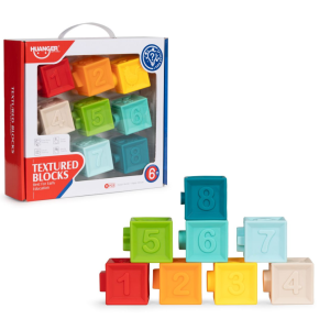 Textured Baby Rubber Blocks