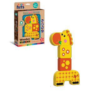 Friendly Giraffe Wooden Blocks