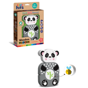 Cute Panda Wooden Blocks