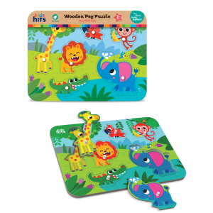 My Little Zoo Wooden Peg Puzzle