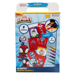 Spidey and Friends Blowpen with Stencils