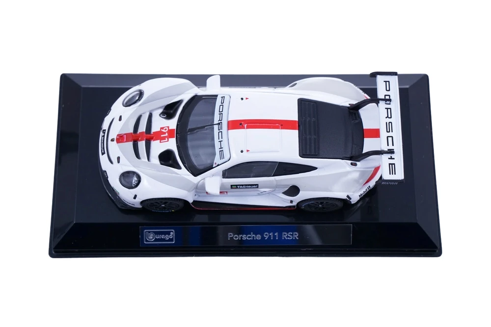 Bburago 1:43 Porsche 911 RSR in Acrylic Box w/Sleeve - Image 2