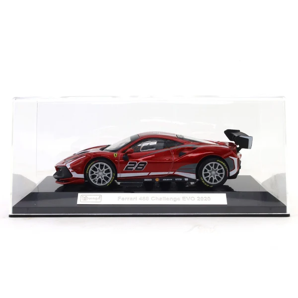 Bburago 1:43 Ferrari 488 Challenge EVO 2020 in Acrylic Case - Image 2