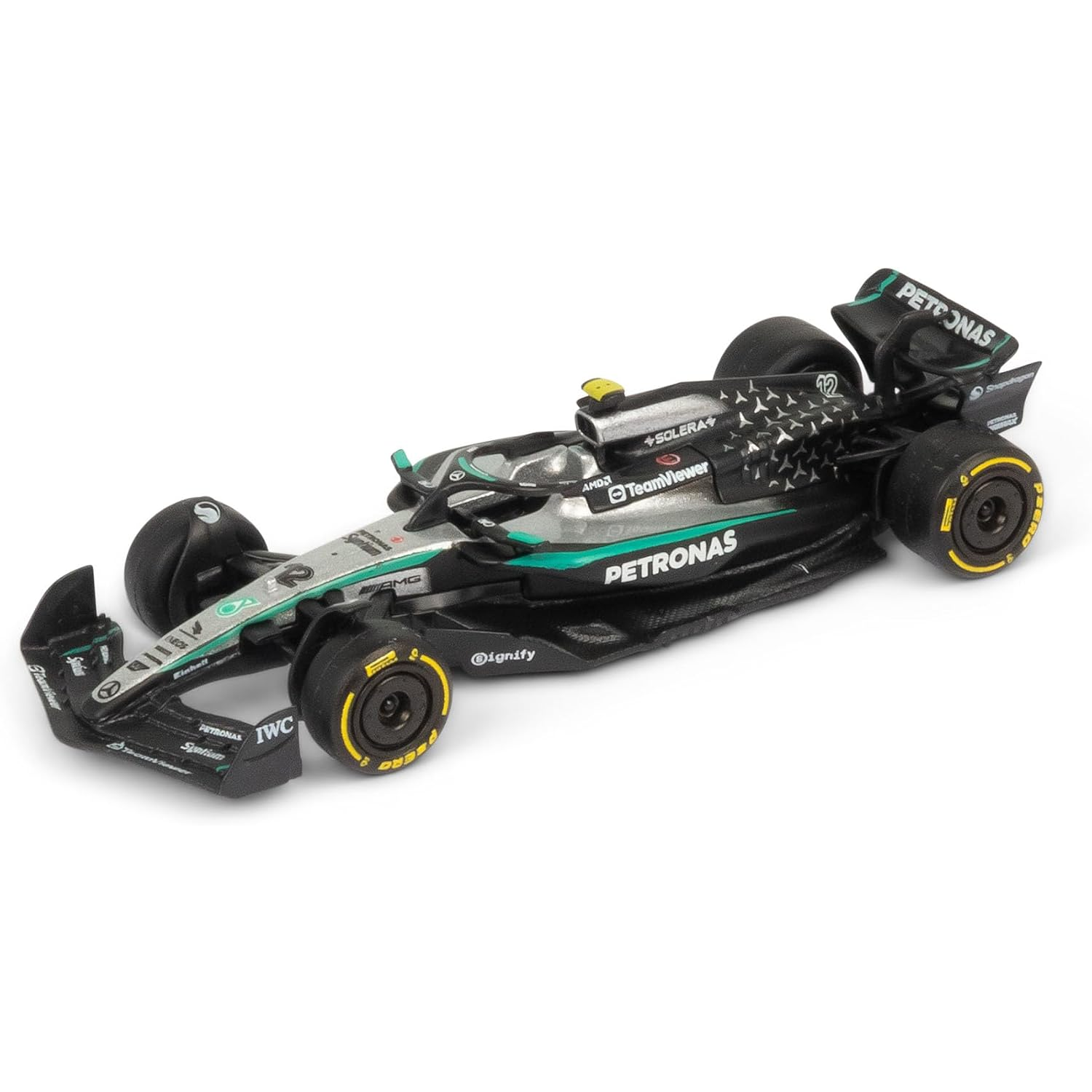 1:64 Mercedes-AMG W16 E Performance #12 Antonelli without Helmet - Image 2
