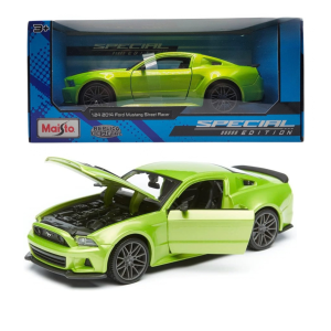 1:24 2014 Ford Mustang Street Racer Green