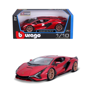 Bburago 1:18 ASST Lamborghini Sian FKP 37 Red