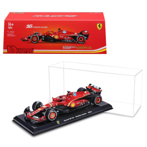 1:24 Bburago Formula 1 SF-24 Ferrari Leclerc #16 in Acrylic Case