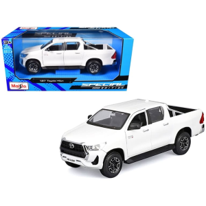 1:27 Maisto Toyota Hilux White